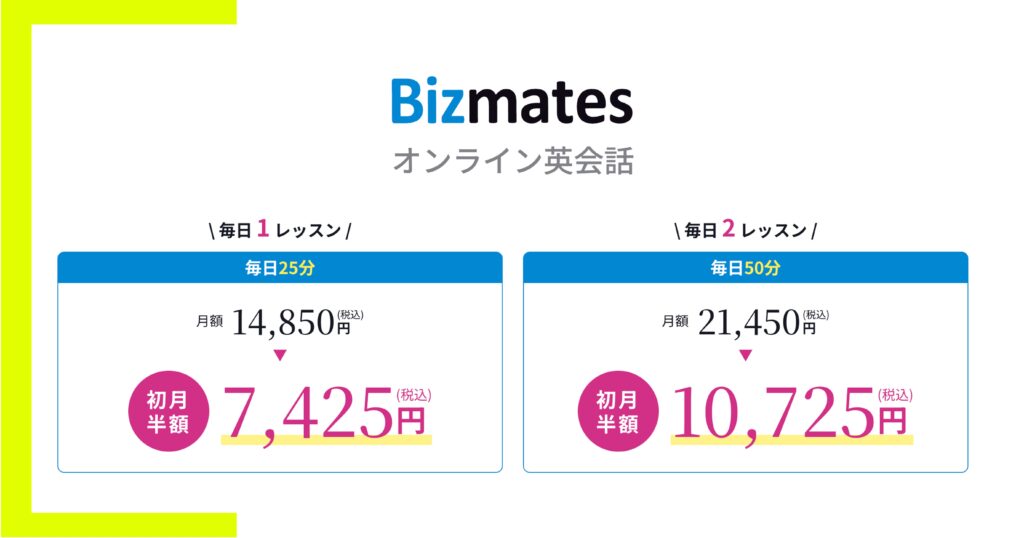 ビズメイツの価格